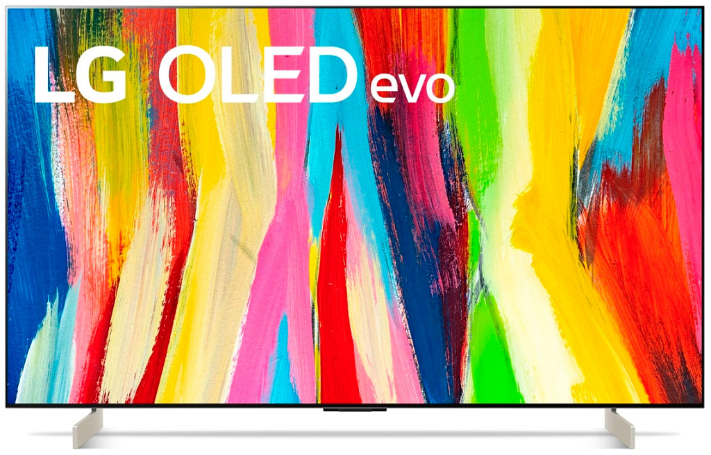 Телевизор OLED evo LG OLED42C2RLB Ultra HD 4K webOS 2022 холодный беж
