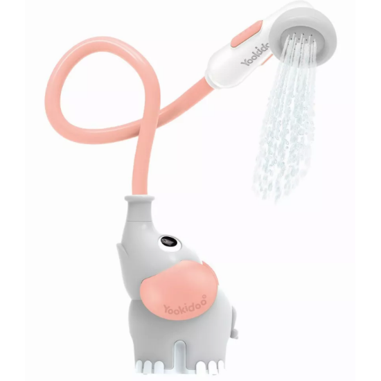 Игрушка для купания Yookidoo 40213 Душ Слоненок серый с розовым