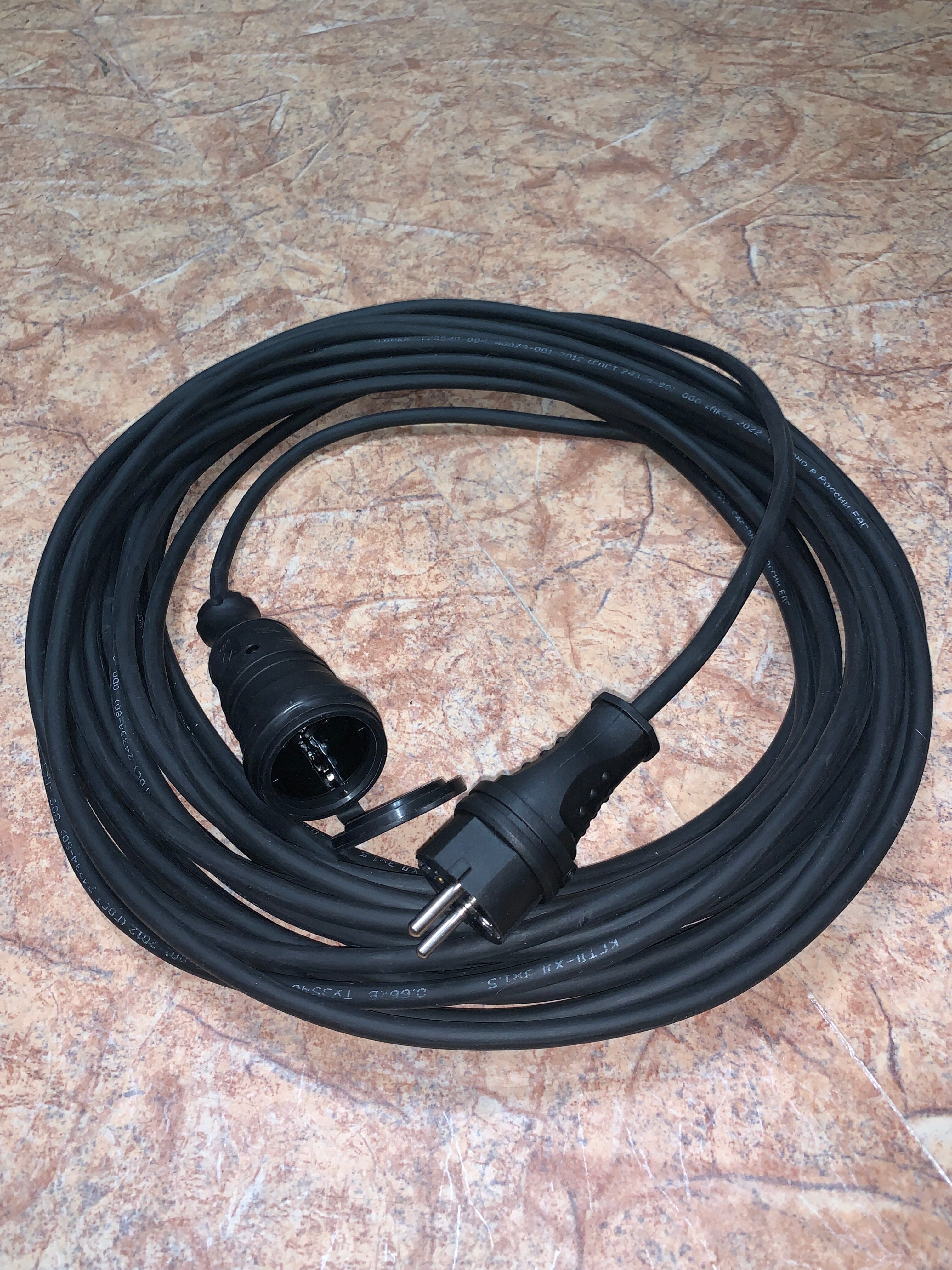 фото Морозостойкий удлинитель КГтп-ХЛ 3x1,5, длина 25м, 16A, 3,5 кВт