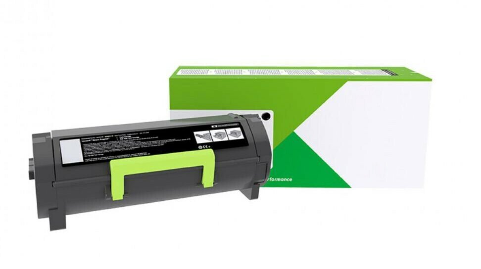 Тонер-картридж F+ для Lexmark MX510/MX511/MX611 (60F5X0E), черный, 20000 стр. - фото №1