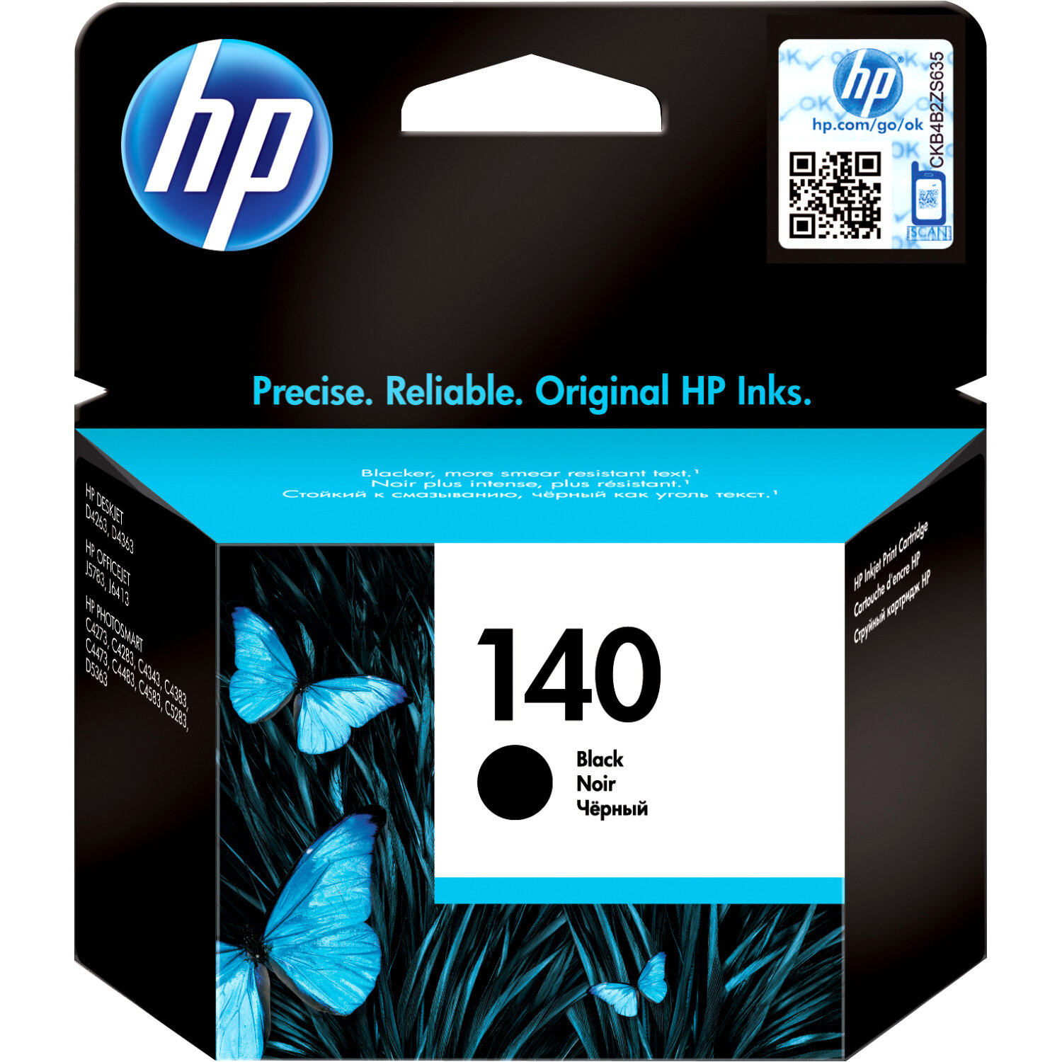 HP Картридж/ HP 140 Black Inkjet Print Cartridge