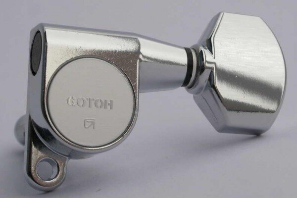 Колок одиночный GOTOH SG360-07-o левый хром