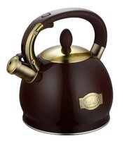 Чайник из нержавеющей стали Kelli KL-4556 3 л (шоколадный)