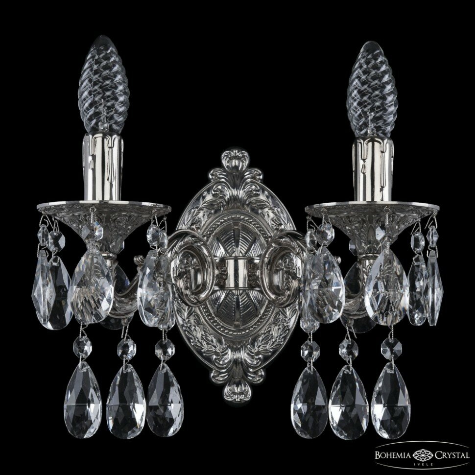 Бра Bohemia Ivele Crystal 7102B11/2/125 A Ni - фото №1