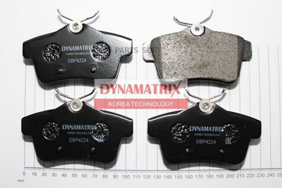 DYNAMATRIX-KOREA DBP4224 компект коодок дя дисковых тормозов