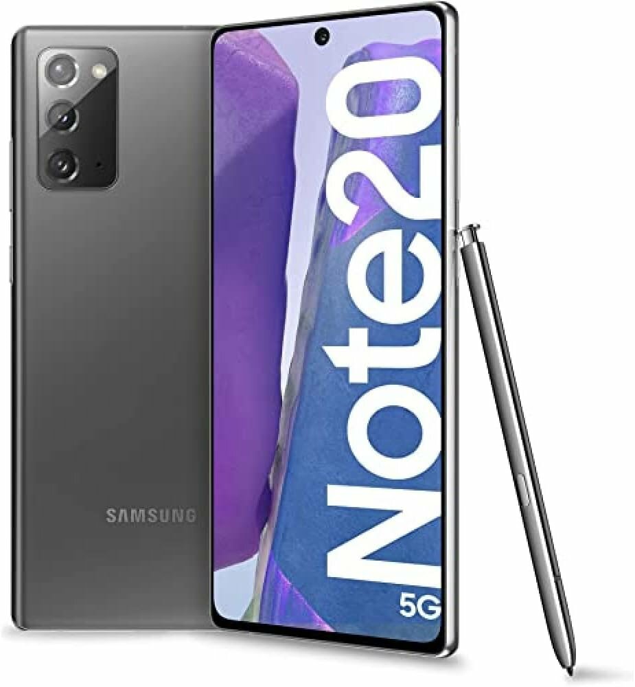 Смартфон Samsung Galaxy Note 20 5G 8/256 ГБ, 1 nano SIM, Серый SM-N981N
