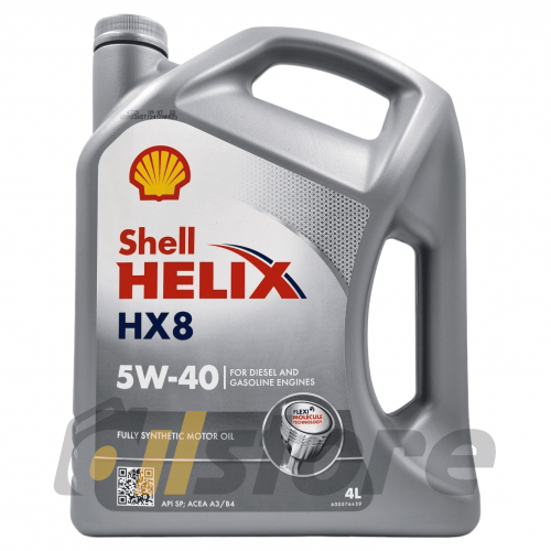 Моторное масло SHELL Helix HX8 Synthetic 5W-40 SP 4л