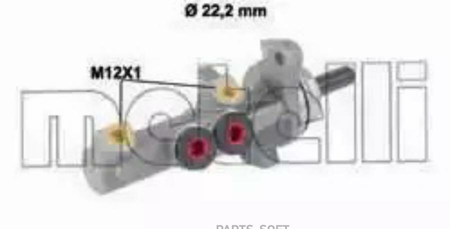 METELLI 050833 Гавный тормозной цииндр