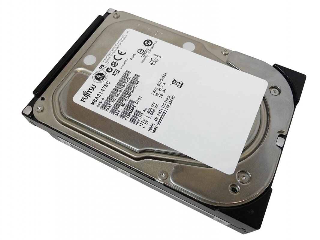   Fujitsu SAS 147Gb (15K/16Mb/3.0Gb/s) MBA3147RC