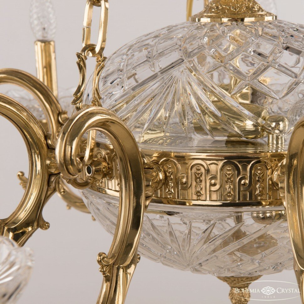 Люстра подвесная Bohemia Ivele Crystal 72009P/9/250 G PAL Y8 - фото №2