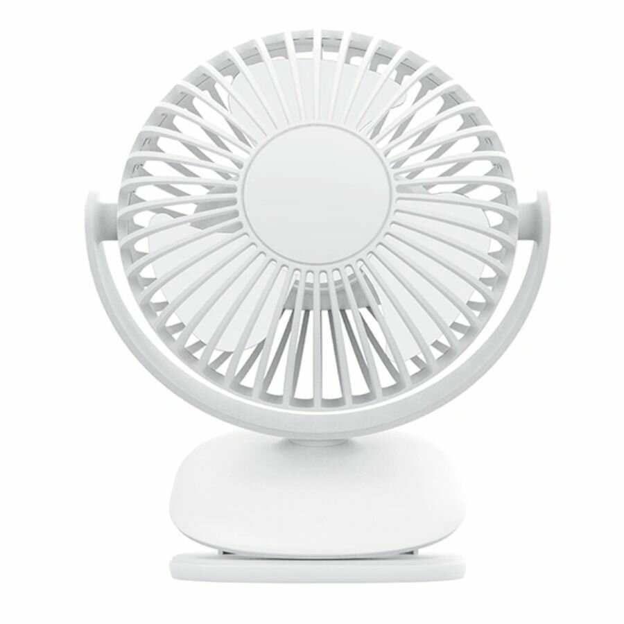 WIWU Настольный вентилятор FS03 Mini 2 in 1 Clip Fan, белый
