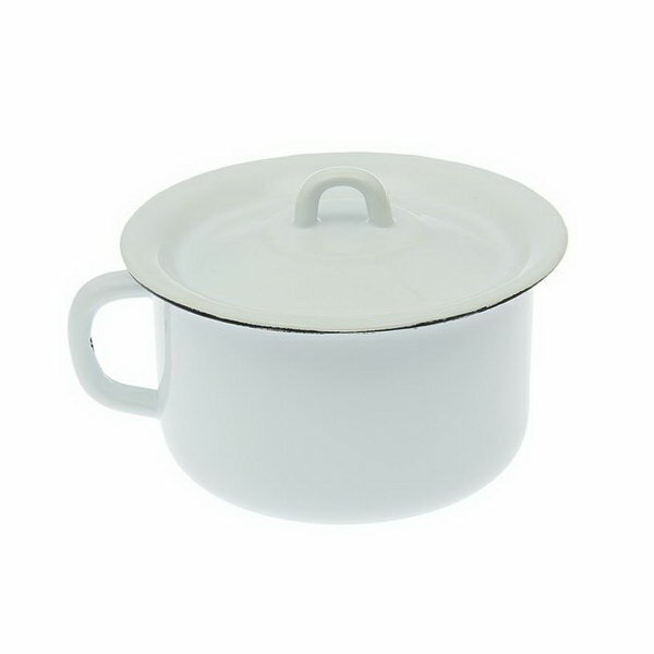 Горшок, 1.9 л, цвет белый