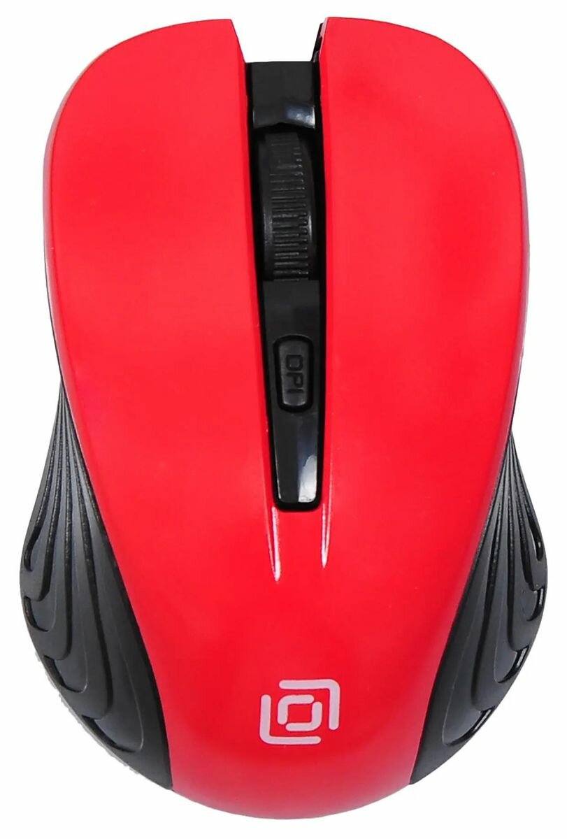 Мышь Oklick 545MW оптическая беспроводная USB черный и красный [368631]