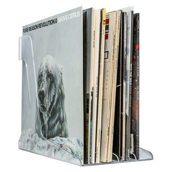 Подставка для виниловых пластинок Audio Anatomy Vinyl Record Stand Crystal Clear — фото 2