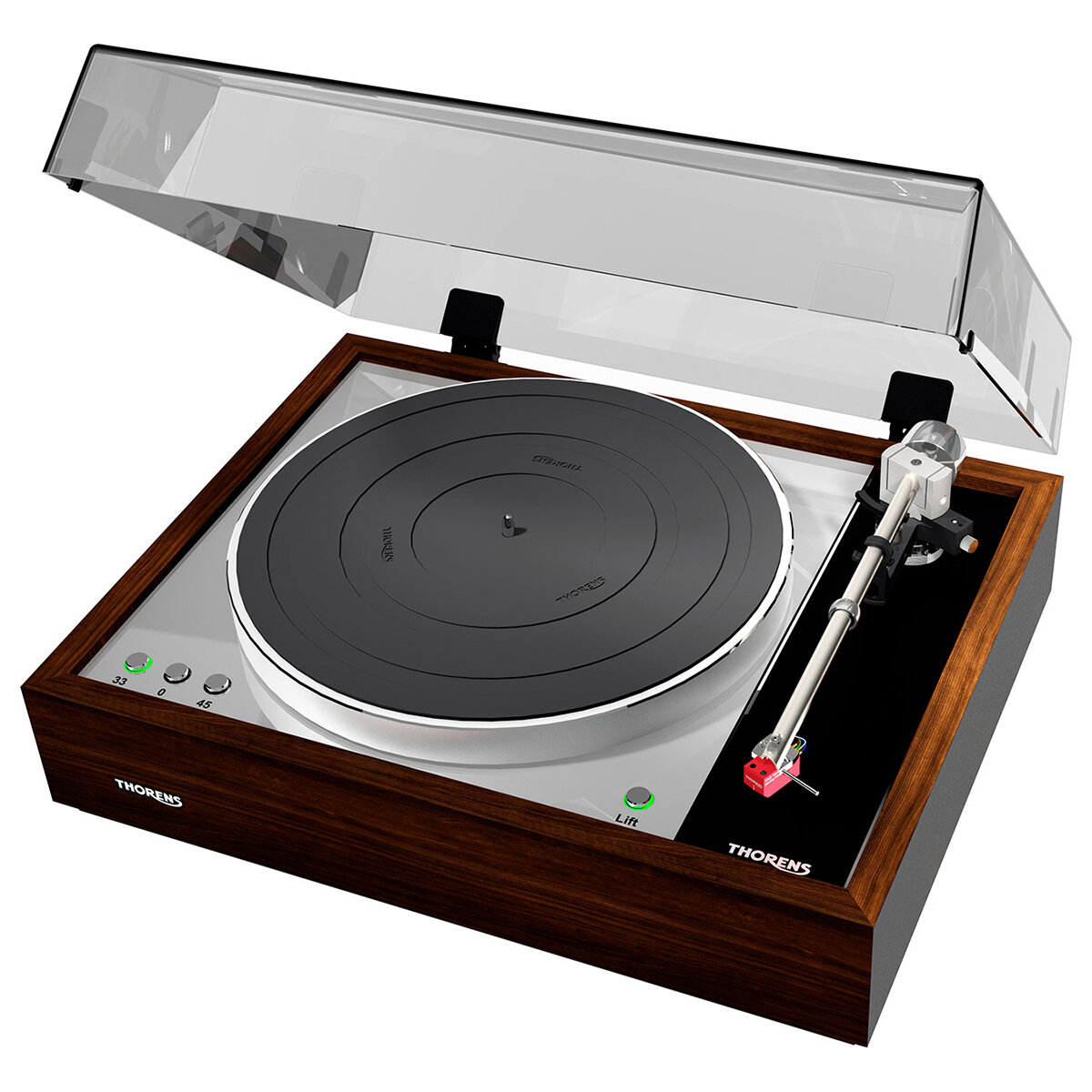 Проигрыватель виниловых дисков Thorens TD 1601 орех лак + TAS 1600