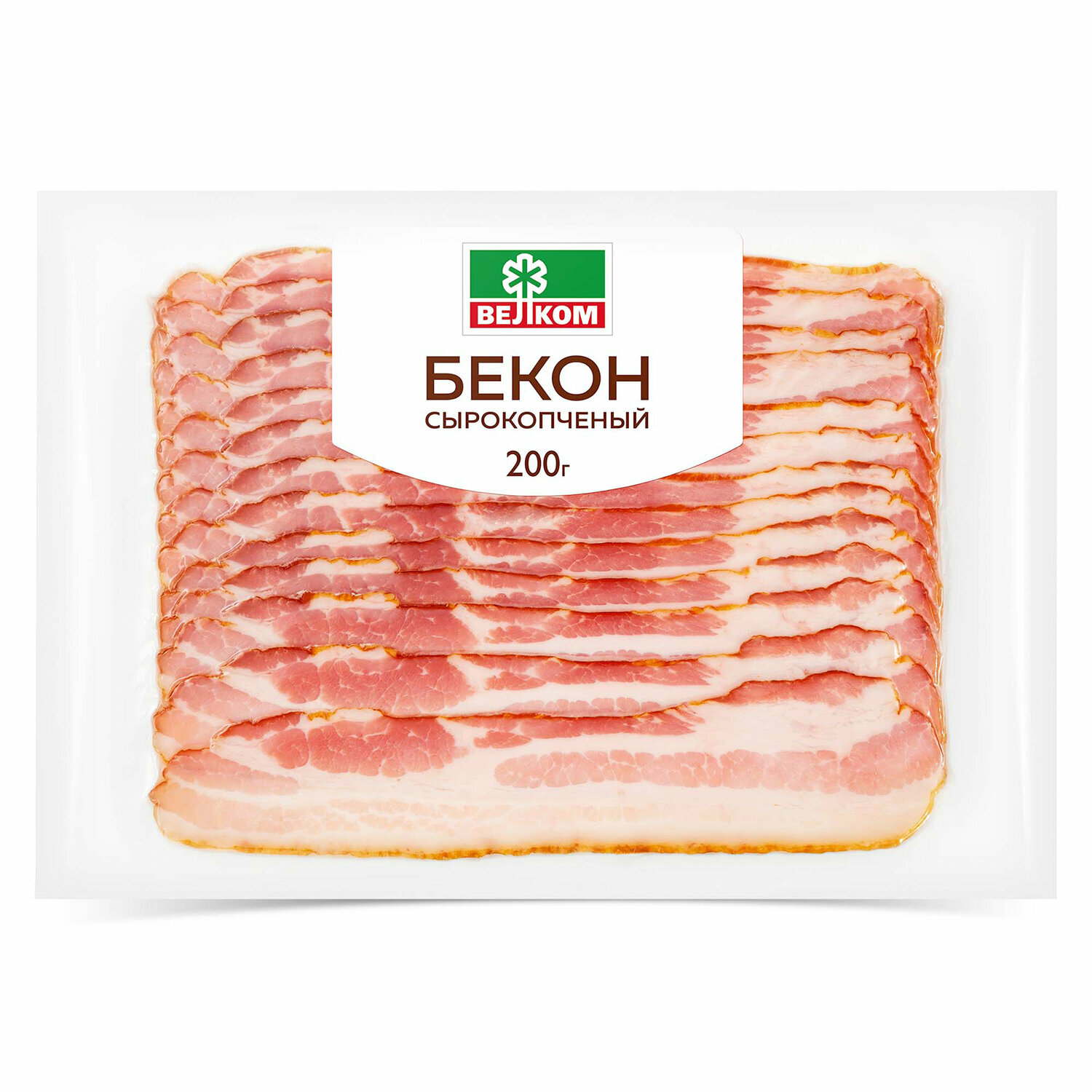 Бекон сырокопченый ТМ Велком