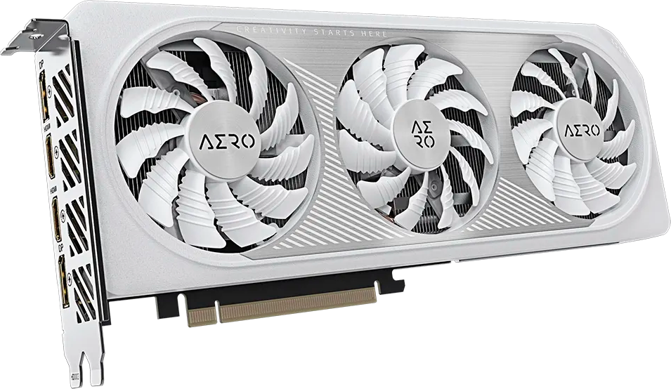 NVIDIA GeForce RTX 4060 Gigabyte 8Gb (GV-N4060AERO OC-8GD)