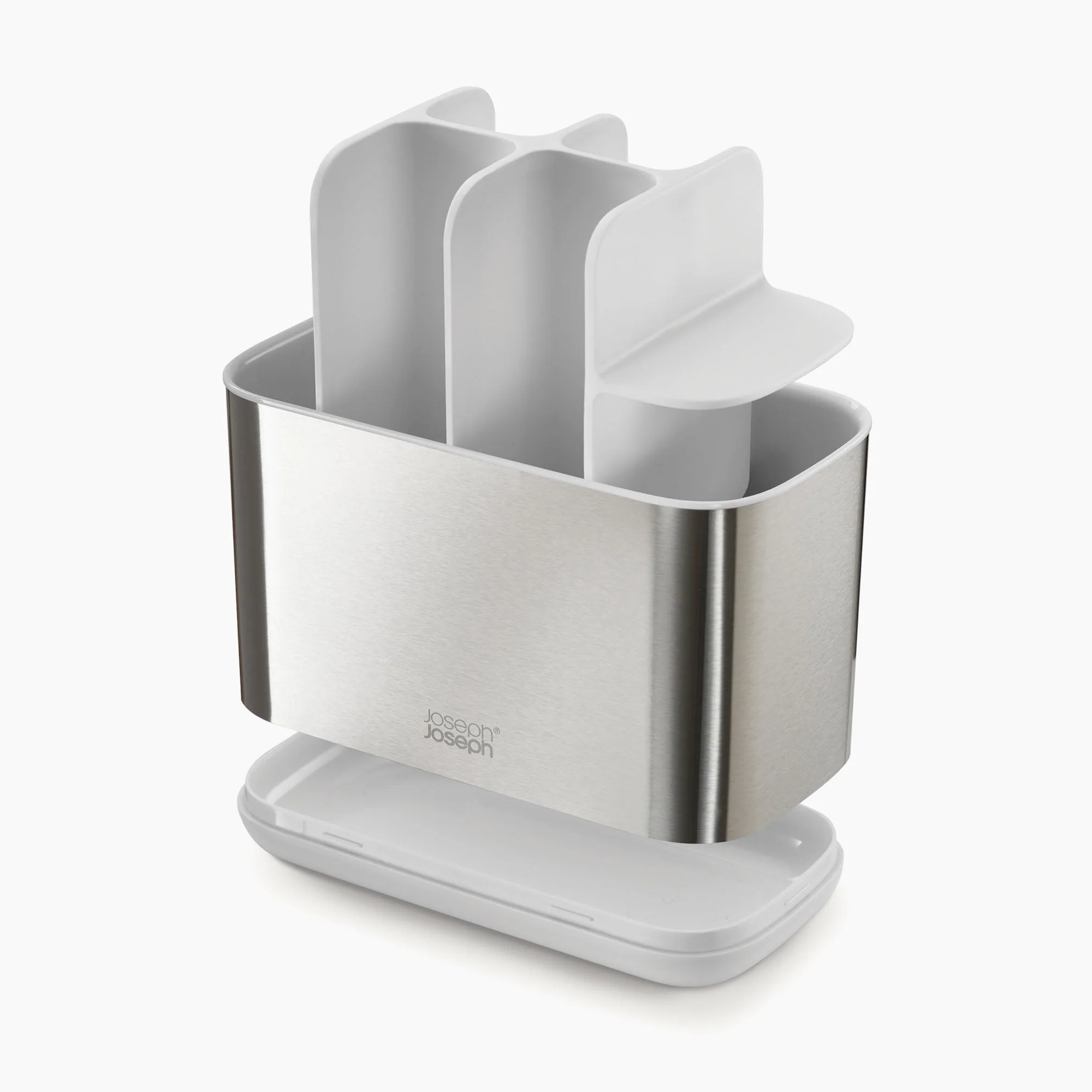 Органайзер для зубных щеток Joseph Joseph EasyStore steel большой белый - фото №2