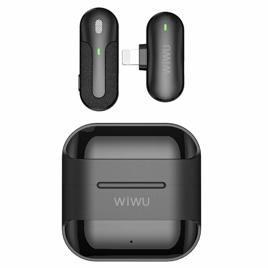 Беспроводной микрофон WiWU WM001 для телефона с разъемом Lightning, ANC и функцией отключения звука