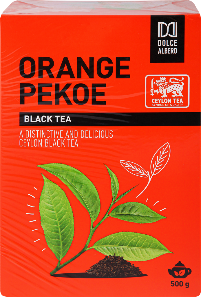 Чай черный DOLCE ALBERO Orange Pekoe, листовой, 500г