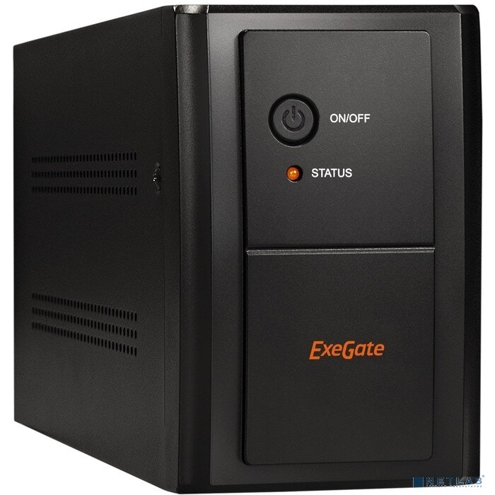 EXEGATE ИБП Exegate EP285507RUS ИБП ExeGate SpecialPro UNB-1600.LED.AVR.EURO.RJ.USB <1600VA/950W, LED, AVR, 4 евророзетки, RJ45/11, USB, Black>