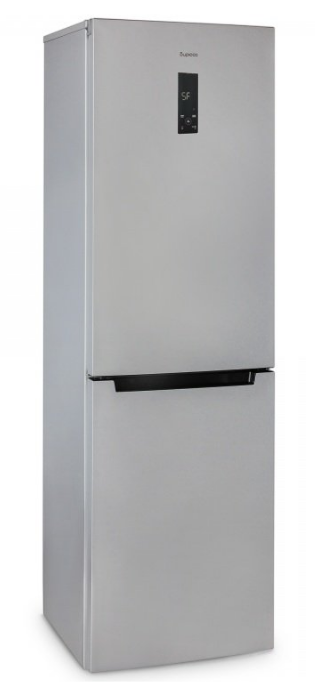 Двухкамерный холодильник с нижней морозильной камерой с системой Full No Frost с дисплеем на двери Бирюса M980NF