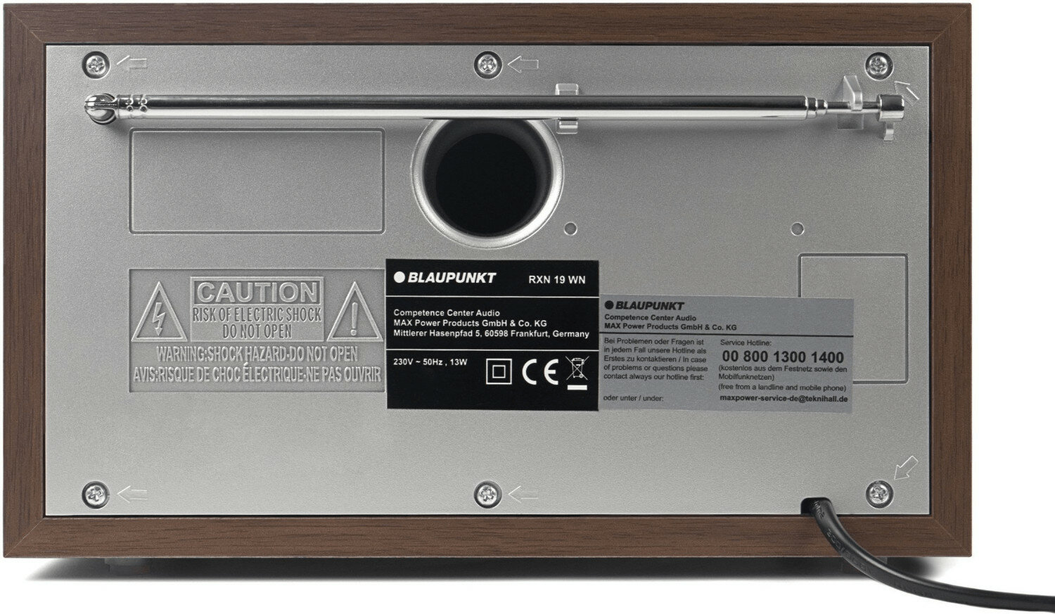 Ретро Радио Blaupunkt RXN 19 WN (FM+USB+SD card) brown/silver