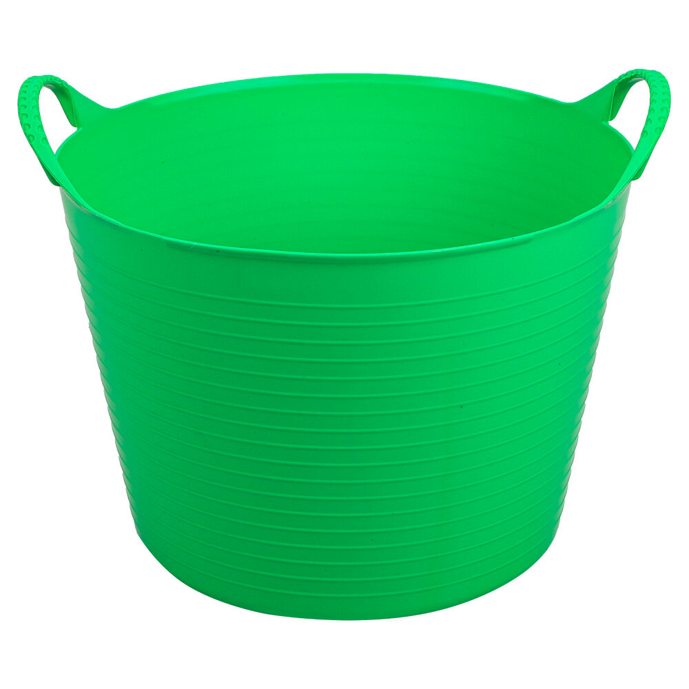 фото Ведро гибкое сверхпрочное, 14 л, зеленое