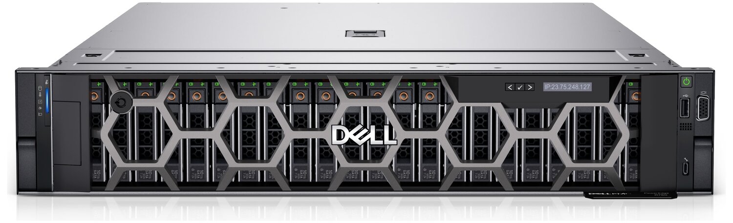 Серверная платформа DELL PowerEdge R750 R750-16SFF-01T/2U/2x4189/ 32xDDR4-3200 RDIMM/LRDIMM/ 16x2.5"