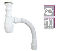 фото Сифон средний 1 1/2*40 С выпуск И гибкой трубой 40*40/50 L800ММ /35/ WIRQUIN