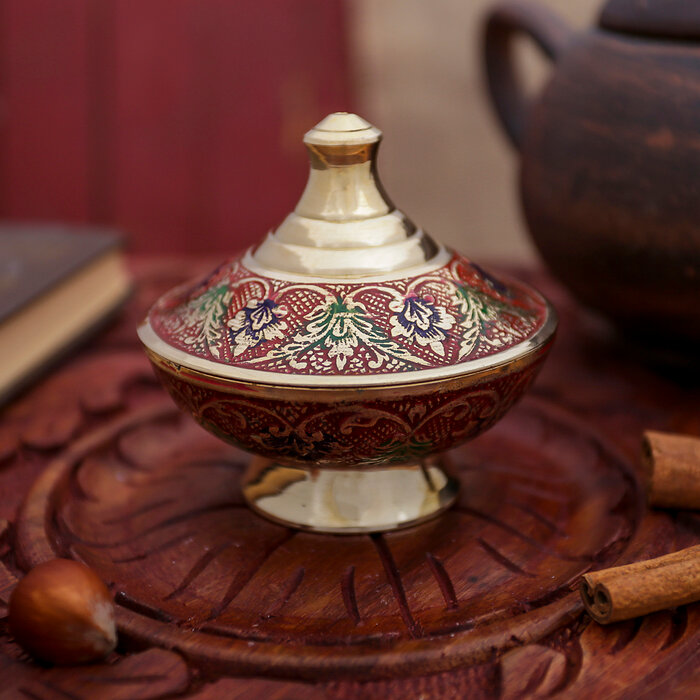 фото Шкатулка латунь "Царская"