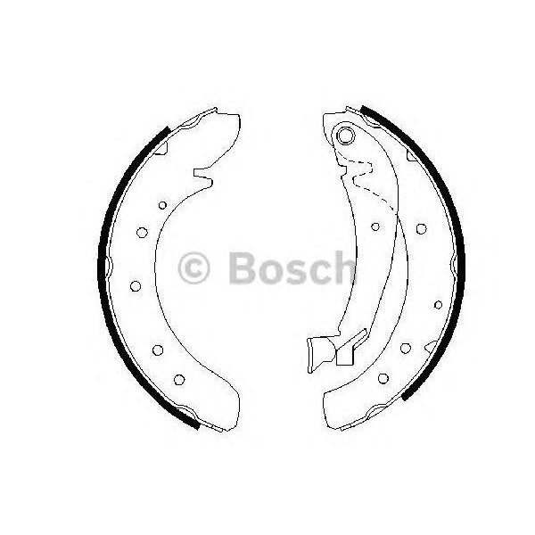 Комплект тормозных колодок BOSCH 0 986 487 522 (1 шт.)