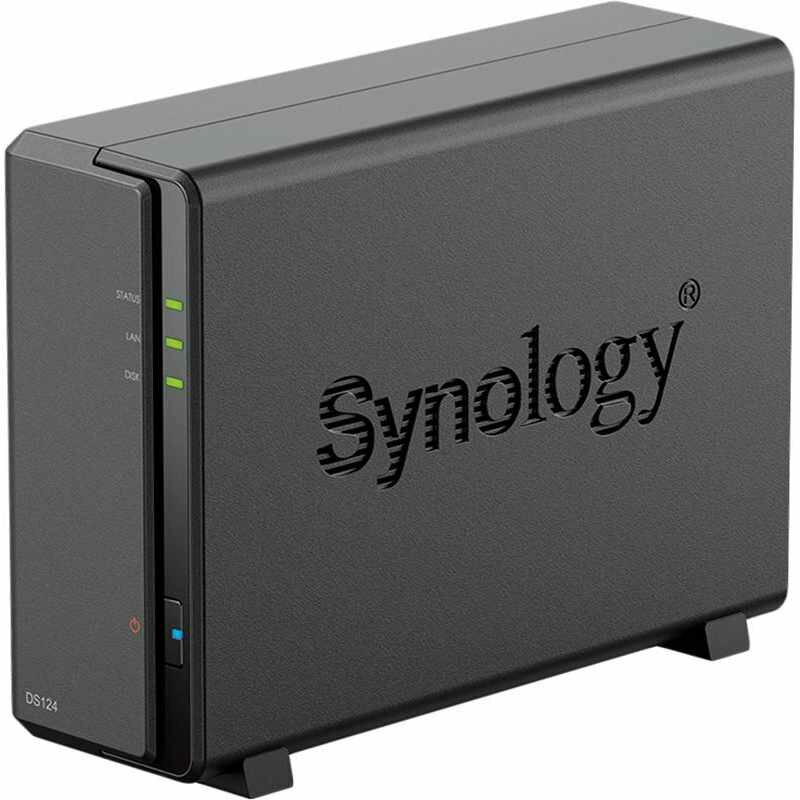 Сетевое хранилище Synology DS124 1x2.5/3.5 SATA/Realtek RTD1619B/1GB DDR4