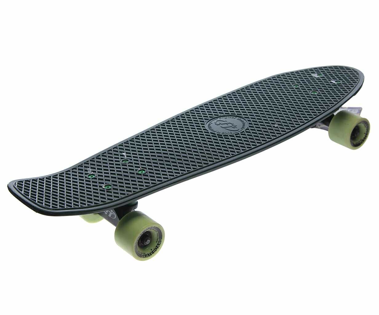 Скейтборд 27" (пенниборд) пластиковый зеленый, NN004174, TECH TEAM