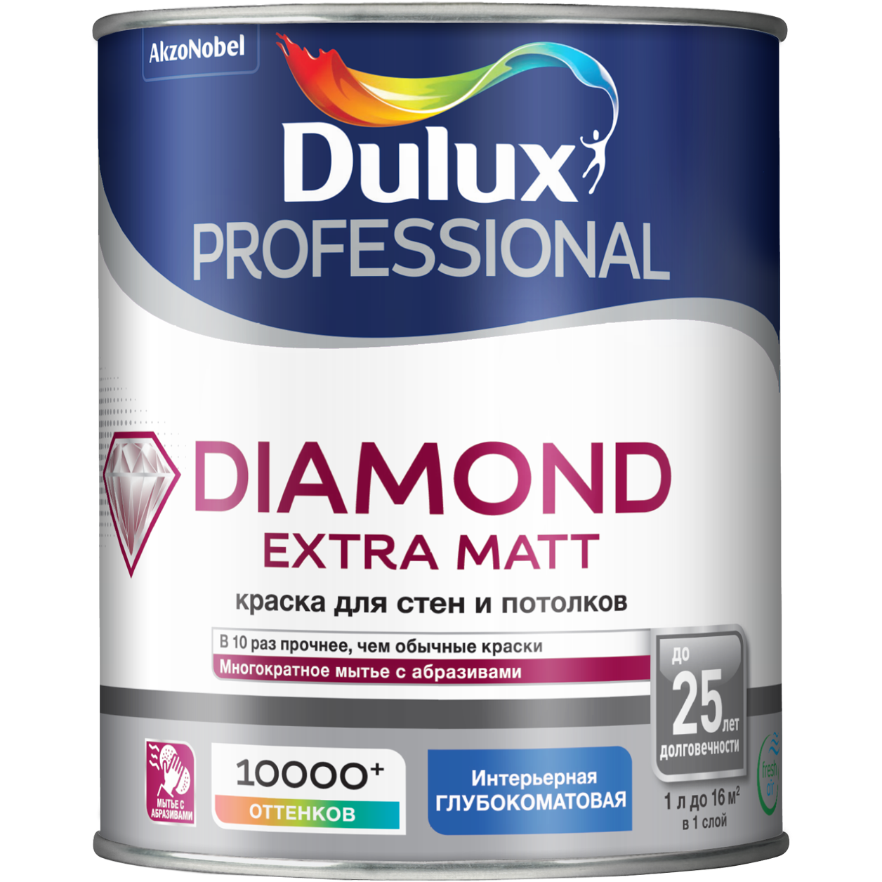 Краска интерьерная DULUX DIAMOND EM 1 л