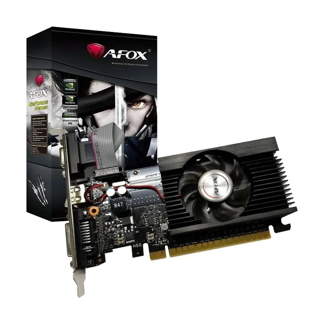 Видеокарта AFOX PCIE16 GT710 1GB DDR3 AF710-1024D3L5-V3