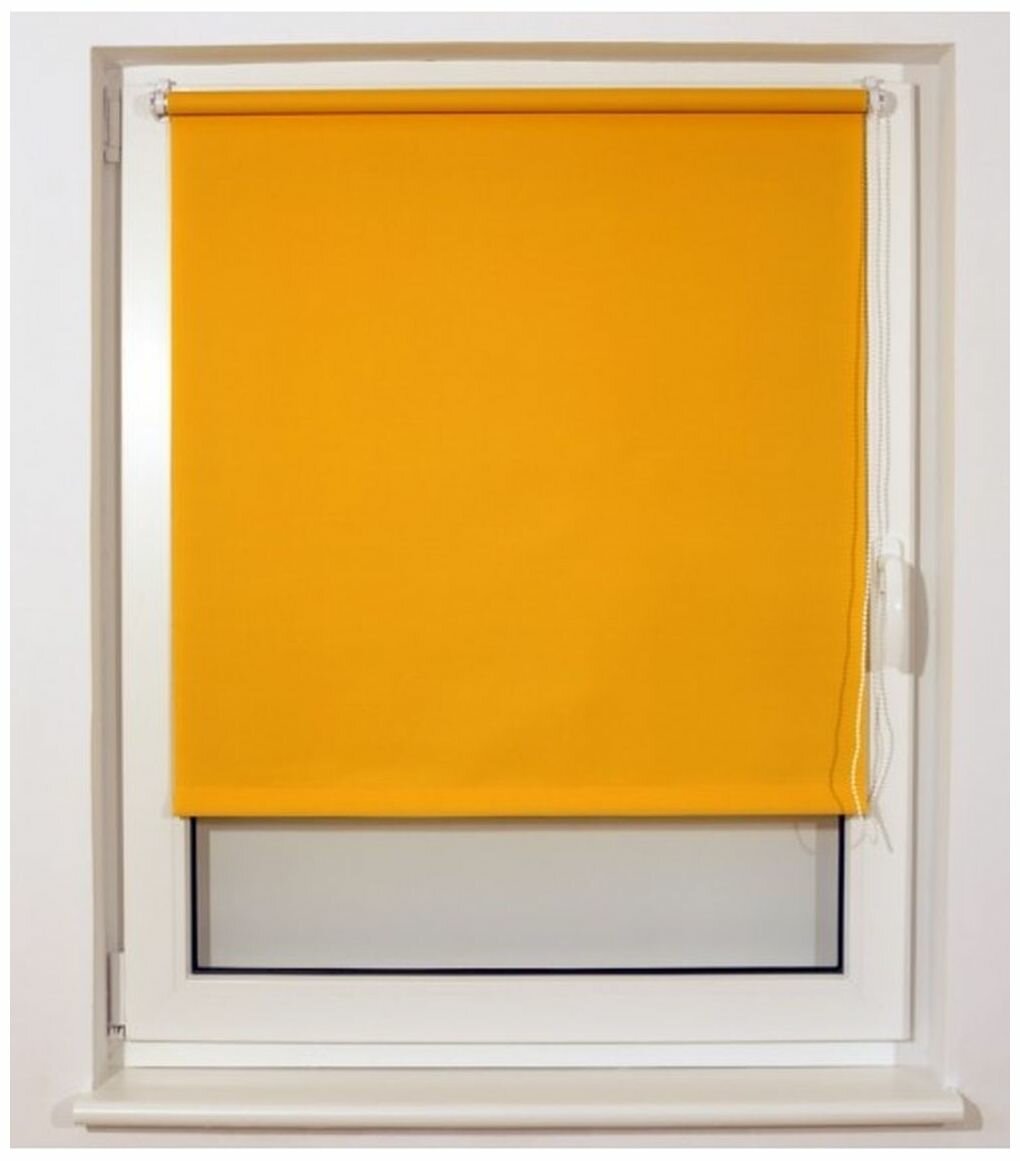 Рулонные шторы Markisol J ткань 120х175 см желтые