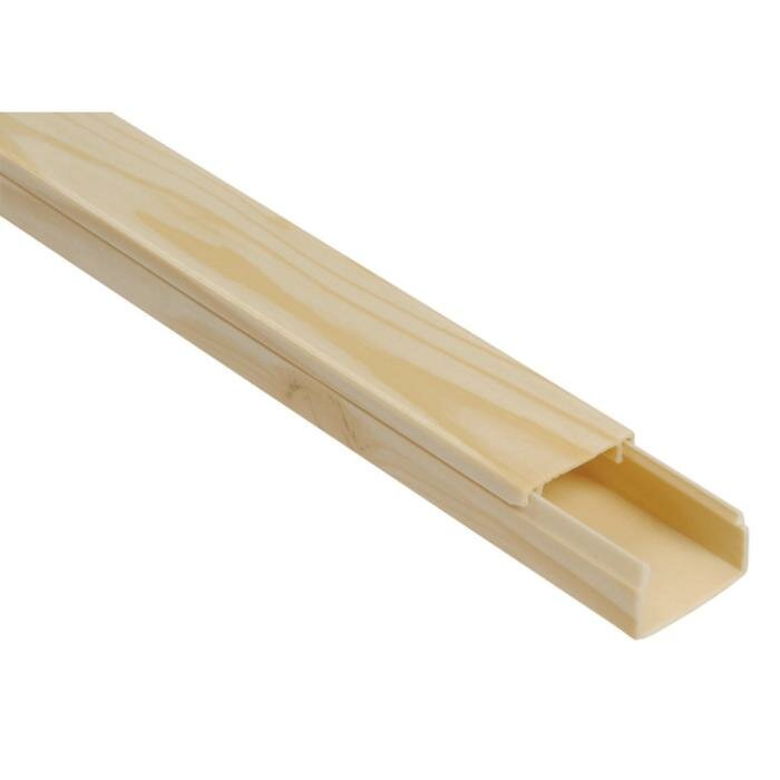 фото Кабель-канал IEK "элекор", 2 м, 12х12 мм, цвет сосна