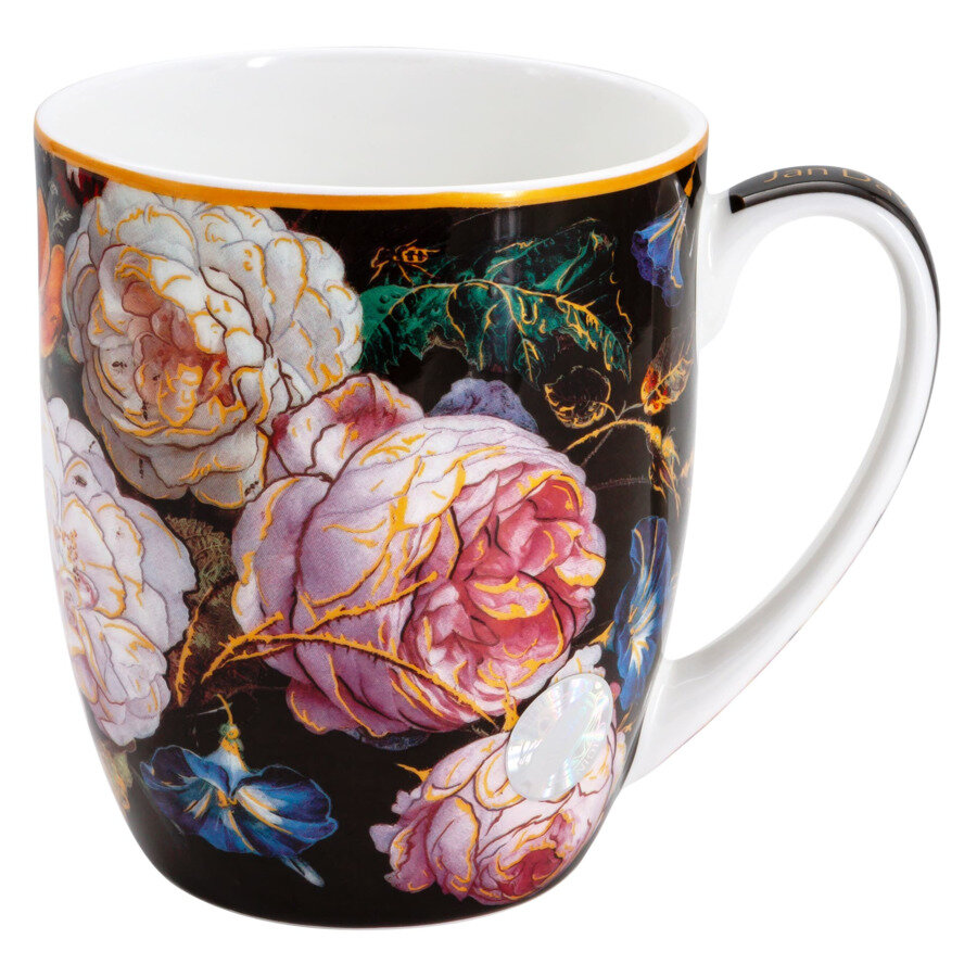 фото Кружка Carmani Цветочная история Натюрморт 400 мл, фарфор костяной, п/к