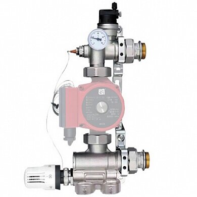 Насосно-смесительная группа STI Е008-3 с термогол.(210мм/130мм G 1 1/2