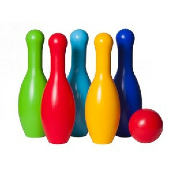 Набор для боулинга Фабрика детской игрушки Пластик, 5 кеглей, шар (ПИ000048)
