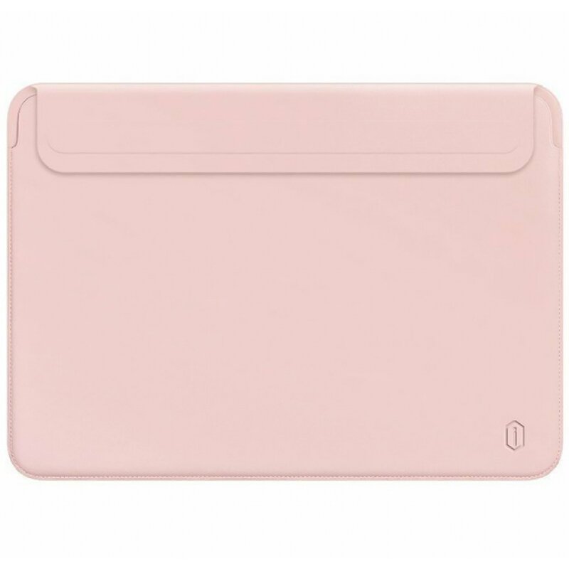 Чехол для MacBook Pro 16 WIWU Skin New Pro 2 Leather Sleeve Pink