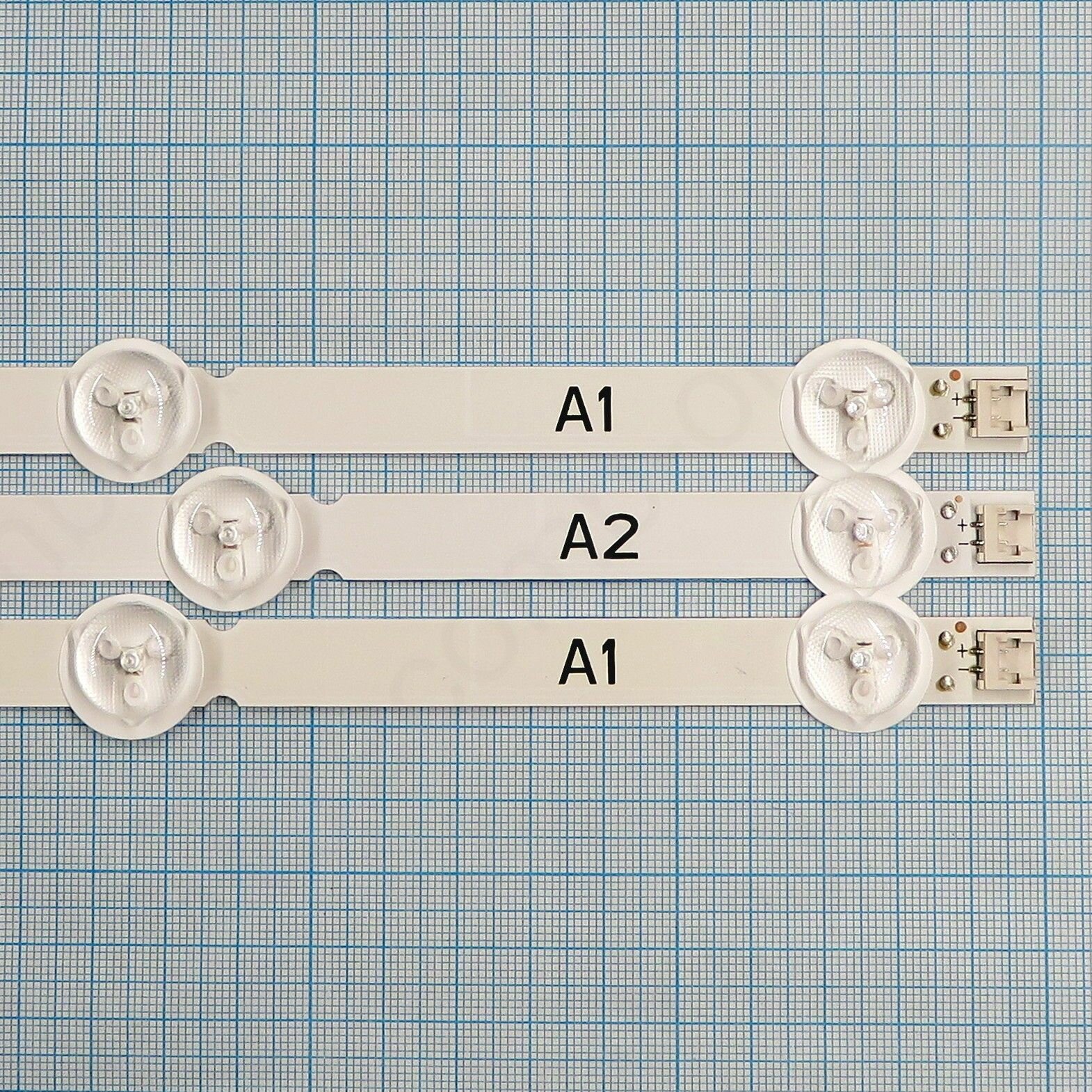 32LB/32LN 32LN541V 32LN540V 32LN541U 32LN542V 32LN613V 32LA620V 32LB530U 6916L-1437A 6916L-1438A A1-2шт A2-1шт 7+8+7 диодов - Комплект светодиодной подсветки для телевизоров LG 32 дюйма