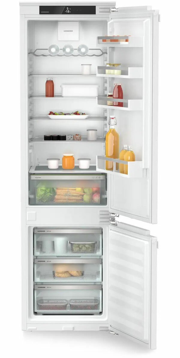 Встраиваемый двухкамерный холодильник Liebherr ICNd 5603-20 001 XL No frost, белый