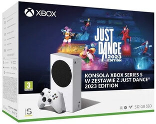 Игровая приставка Microsoft Xbox Series S 512 ГБ SSD, белый + Just Dance 2023