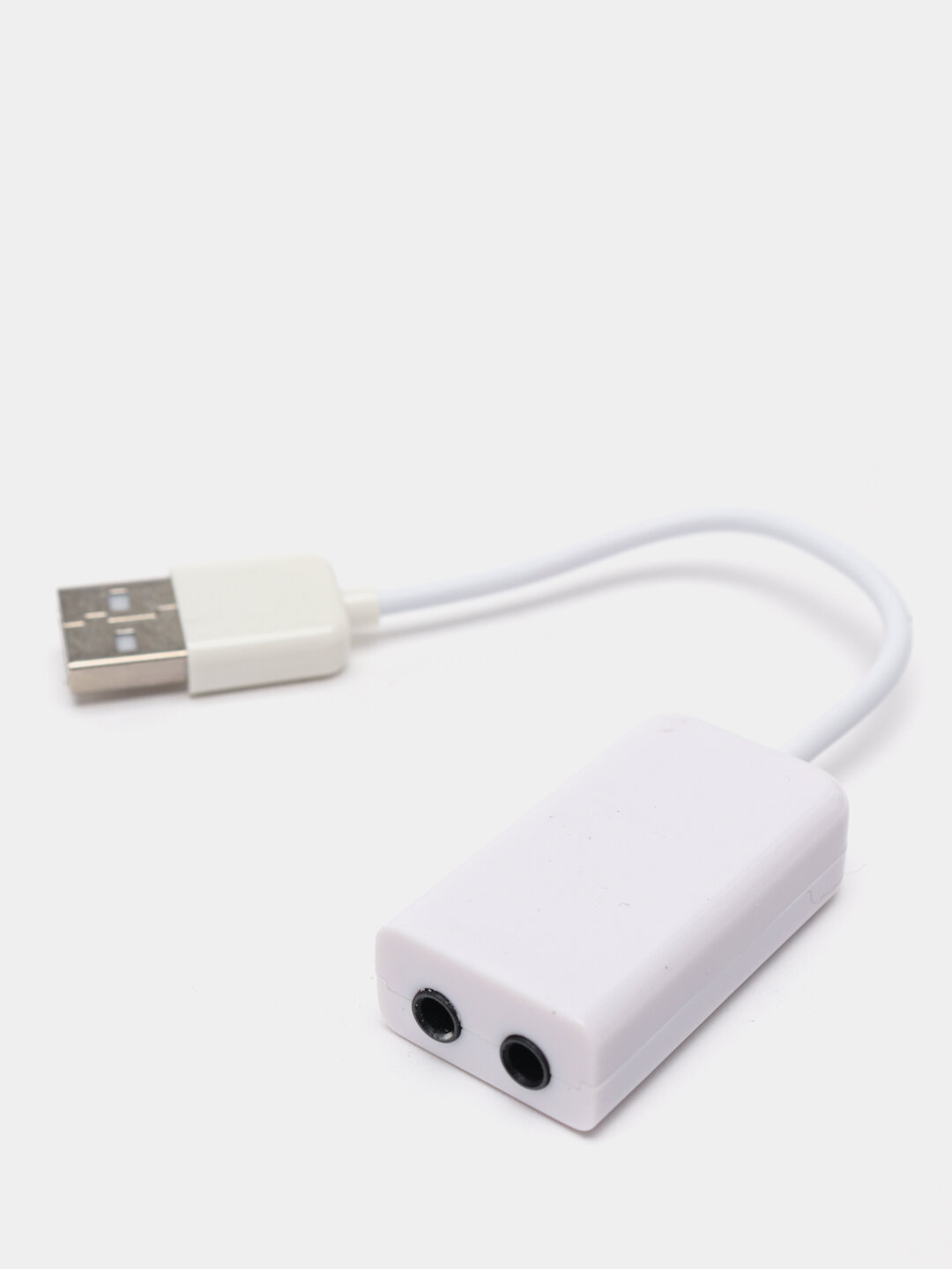 Внешняя звуковая карта USB-адаптер 71 аудиокарта белая(10ук в упаковке)