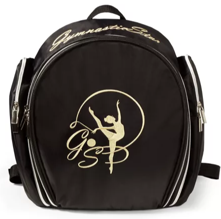 Рюкзак для гимнастики с вышивкой (п/э, черный) 220 GS