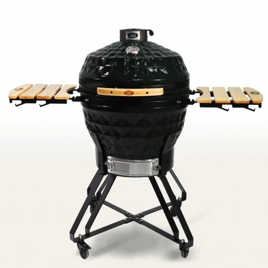 Керамический гриль Start Grill PRO 24 BLACK (на ножках)