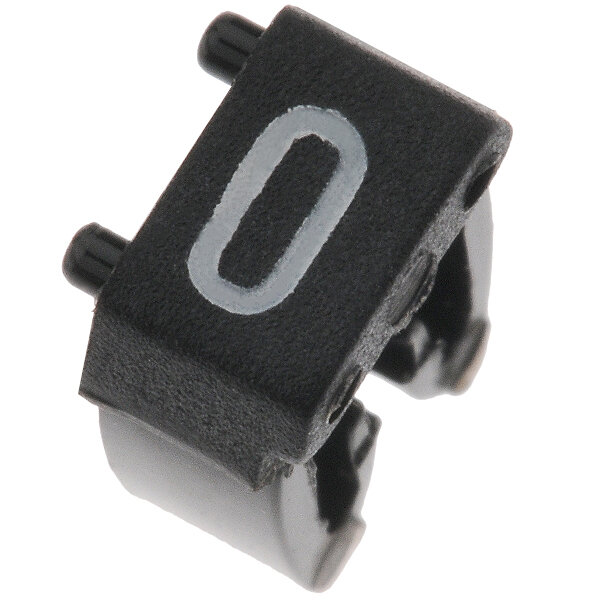 Маркер Legrand 38220 САВ3 символ "0" черный 15-25мм2 (105 шт. в комплекте)