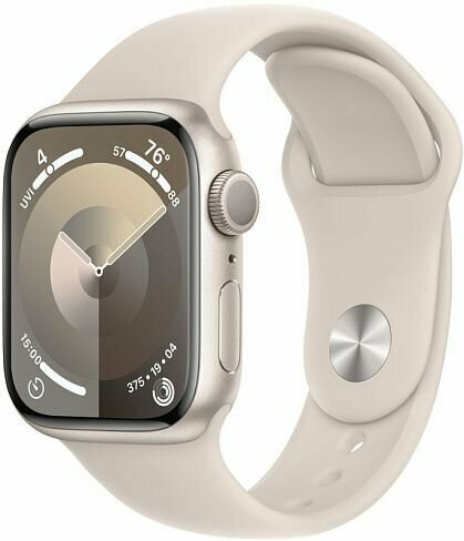 Умные часы Apple Watch Series 9 41 мм Aluminium Case, сияющая звезда